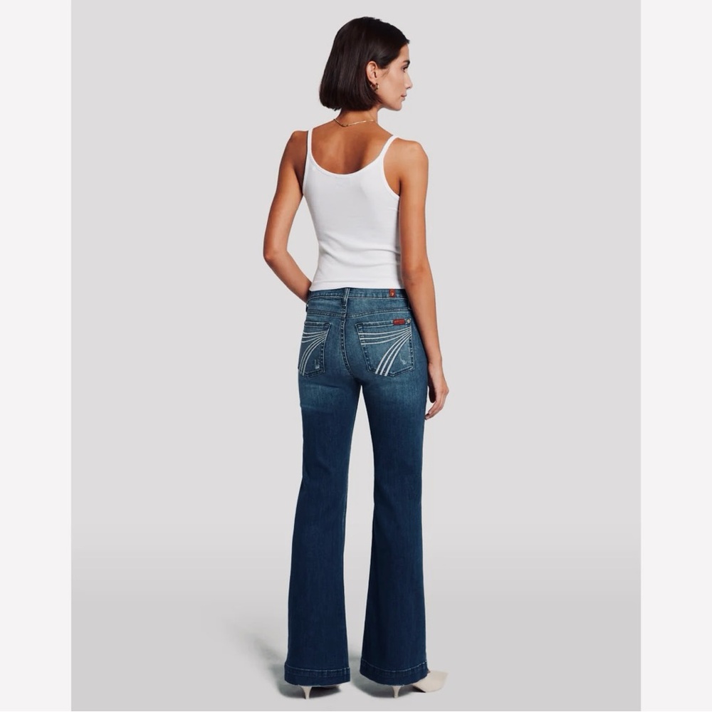 7 For All Mankind Dojo Jeans Size 31 x 29.25”